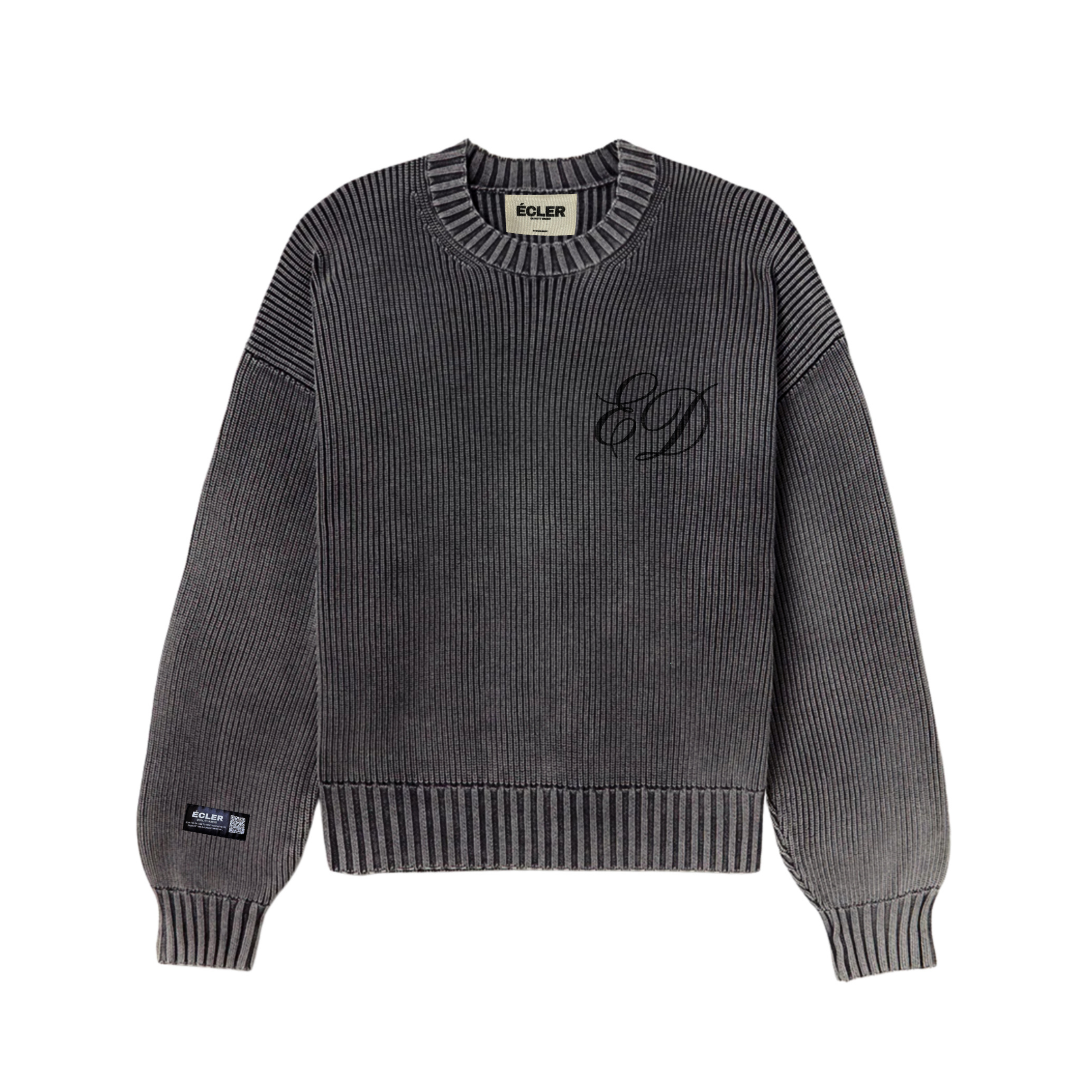 VINTAGE "CHEMICAL" BLACK KNITWEAR