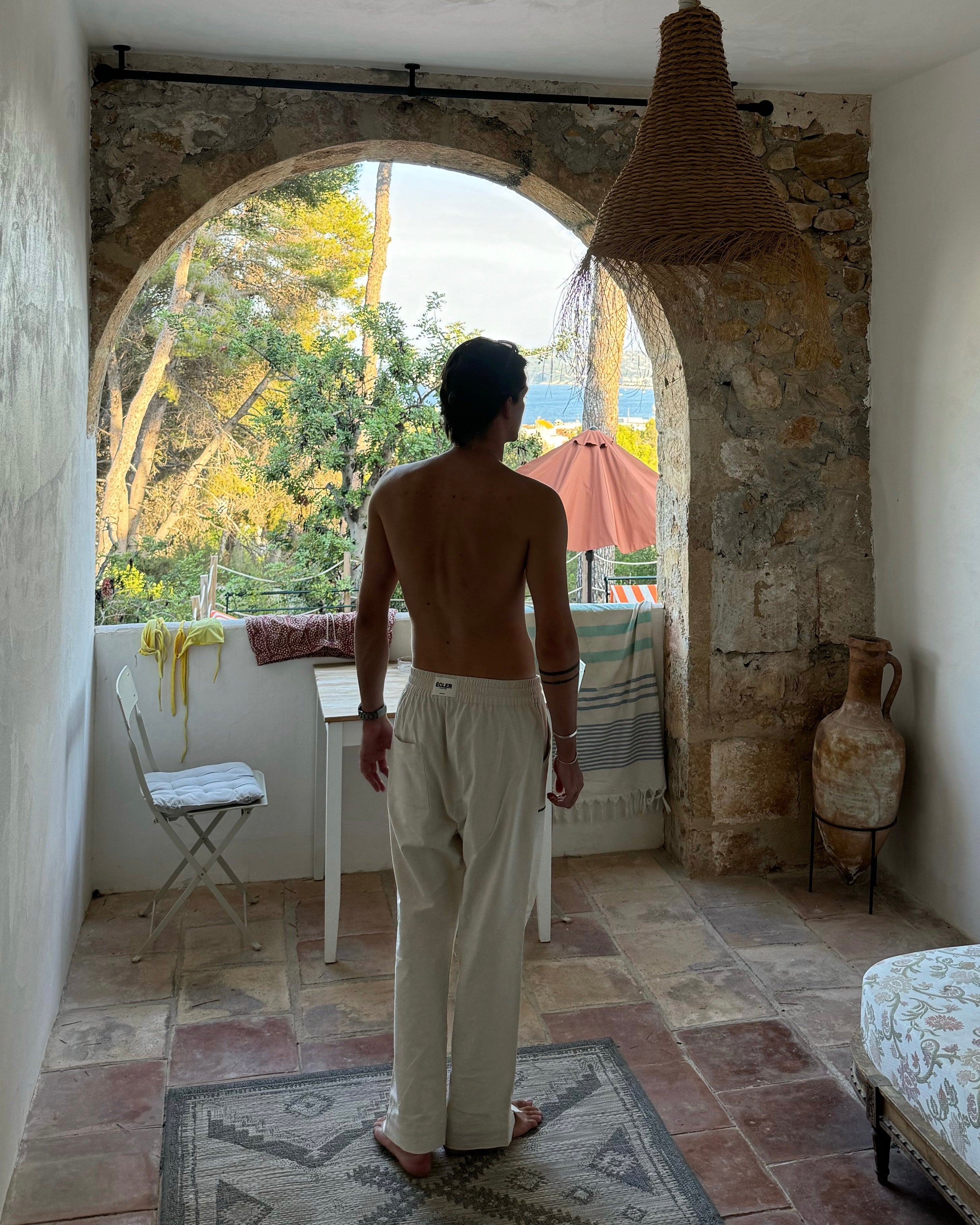 "ÎLE SAINTE" LINEN PANTS