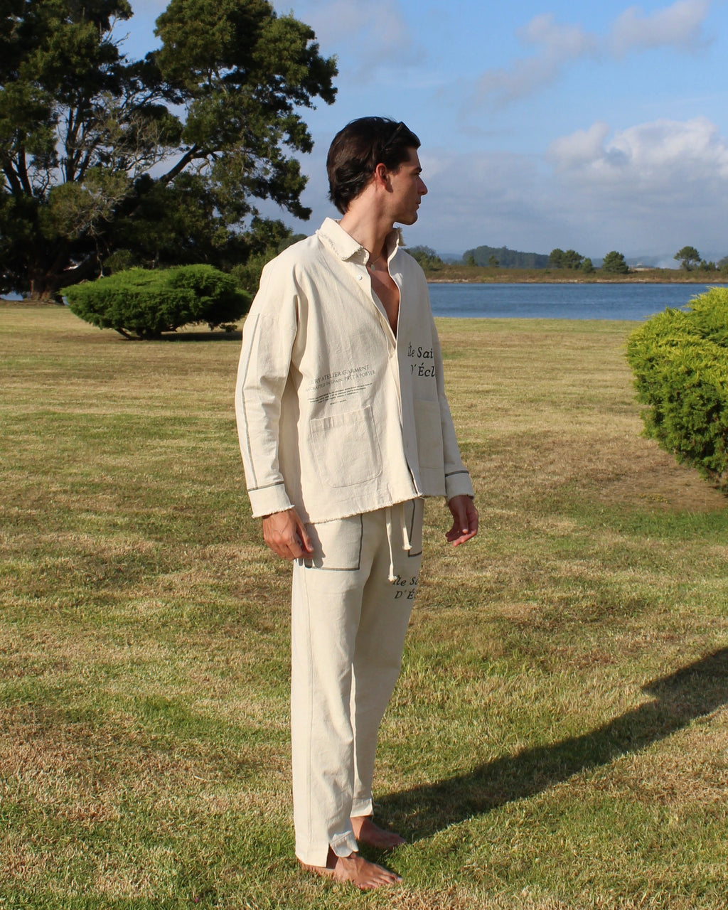 "ÎLE SAINTE" LINEN SHIRT