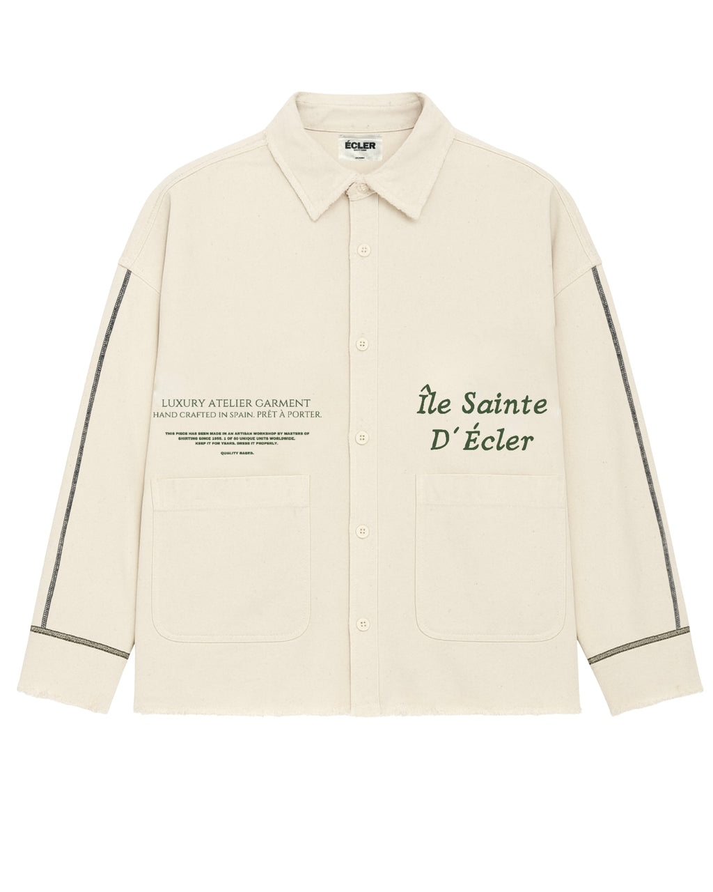 "ÎLE SAINTE" LINEN SHIRT