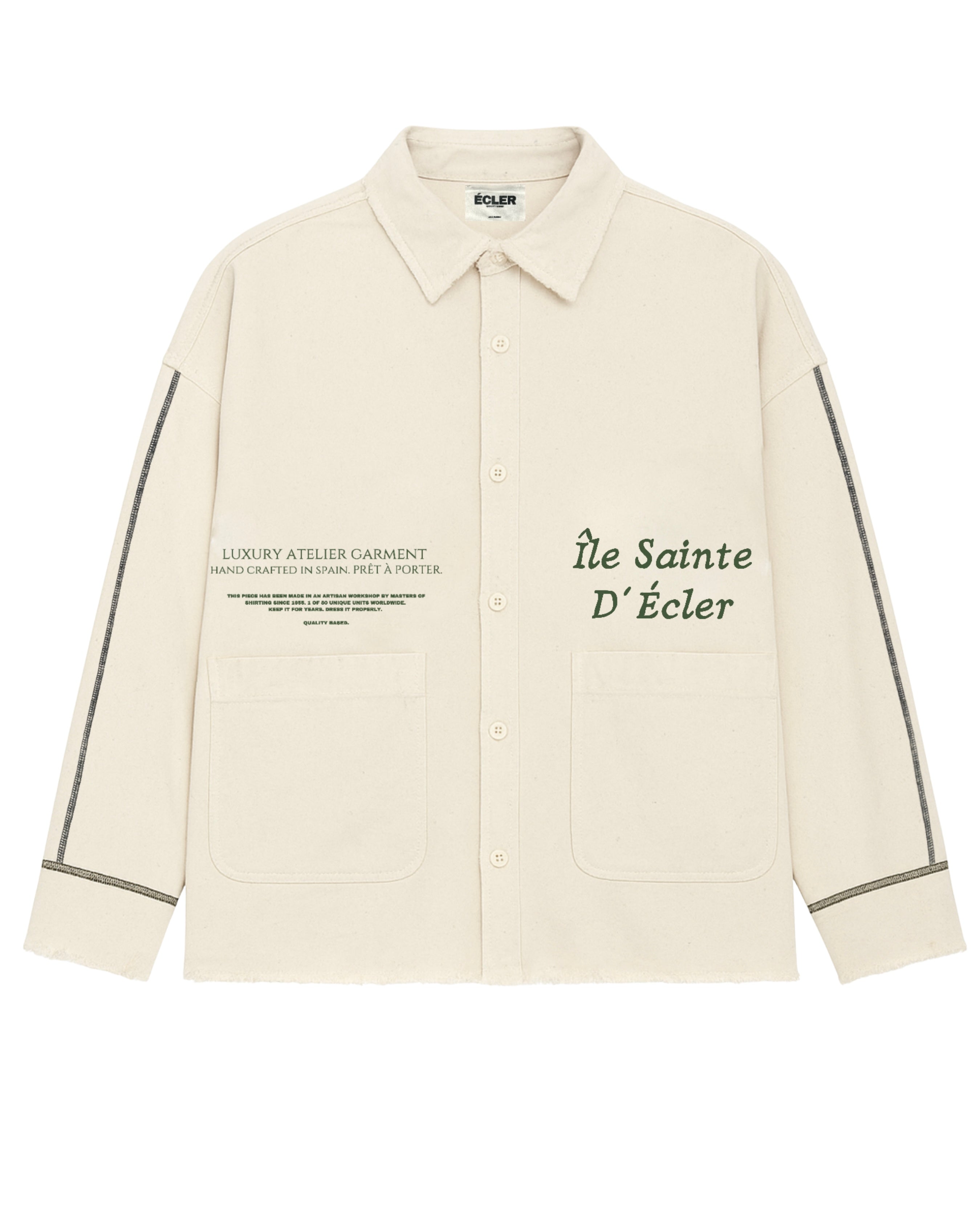 "ÎLE SAINTE" LINEN SHIRT