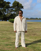 "ÎLE SAINTE" LINEN SHIRT